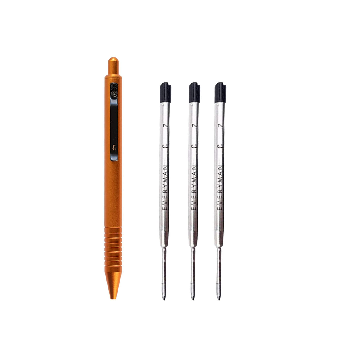 EDC Grafton OD Green 0.7mm Metal Gel Ink Pen and Mechanical Pencil Set