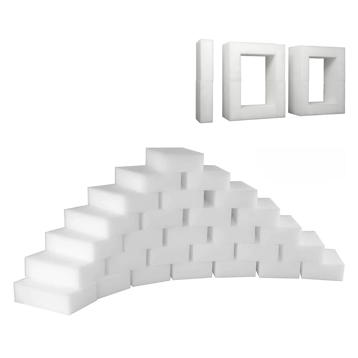 Magic Sponge Eraser, 12 Pack Melamine Sponge, GRS Certified