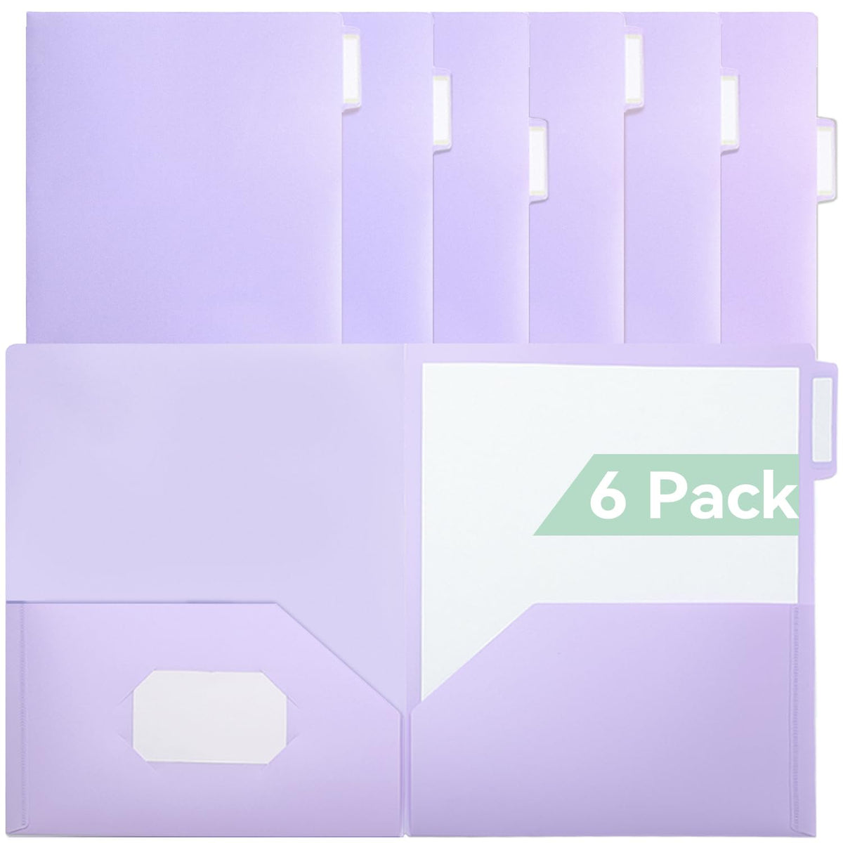 SortRax Plastic Folders with Pockets, School Folders with Side Tabs, Pastel