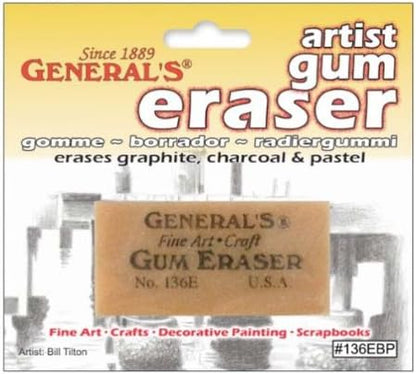General Pencil 136EBP Artist Gum Eraser-