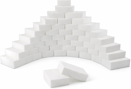 100 Pack Magic Cleaning Sponge Erasers, Non-Scratch Melamine Sponges Bulk