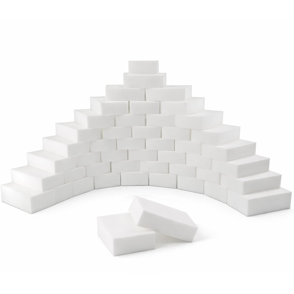100 Pack Magic Cleaning Sponge Erasers, Non-Scratch Melamine Sponges Bulk