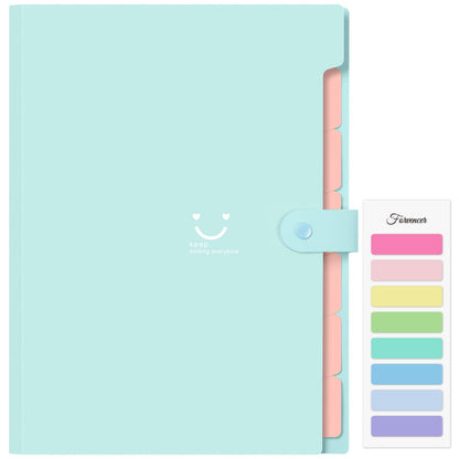 Forvencer Accordion File Organizer, 5 Pocket Expanding File Folder, Letter