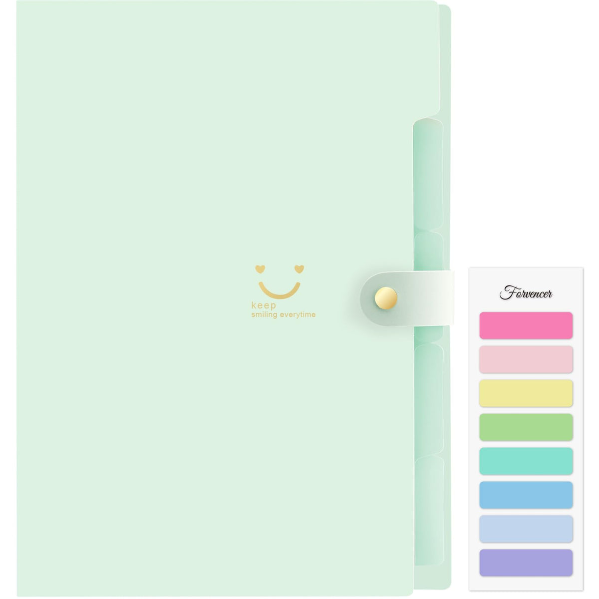 Forvencer Accordion File Organizer, 5 Pocket Expanding File Folder, Letter