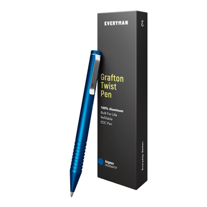 EDC Grafton OD Green 0.7mm Metal Gel Ink Pen and Mechanical Pencil Set