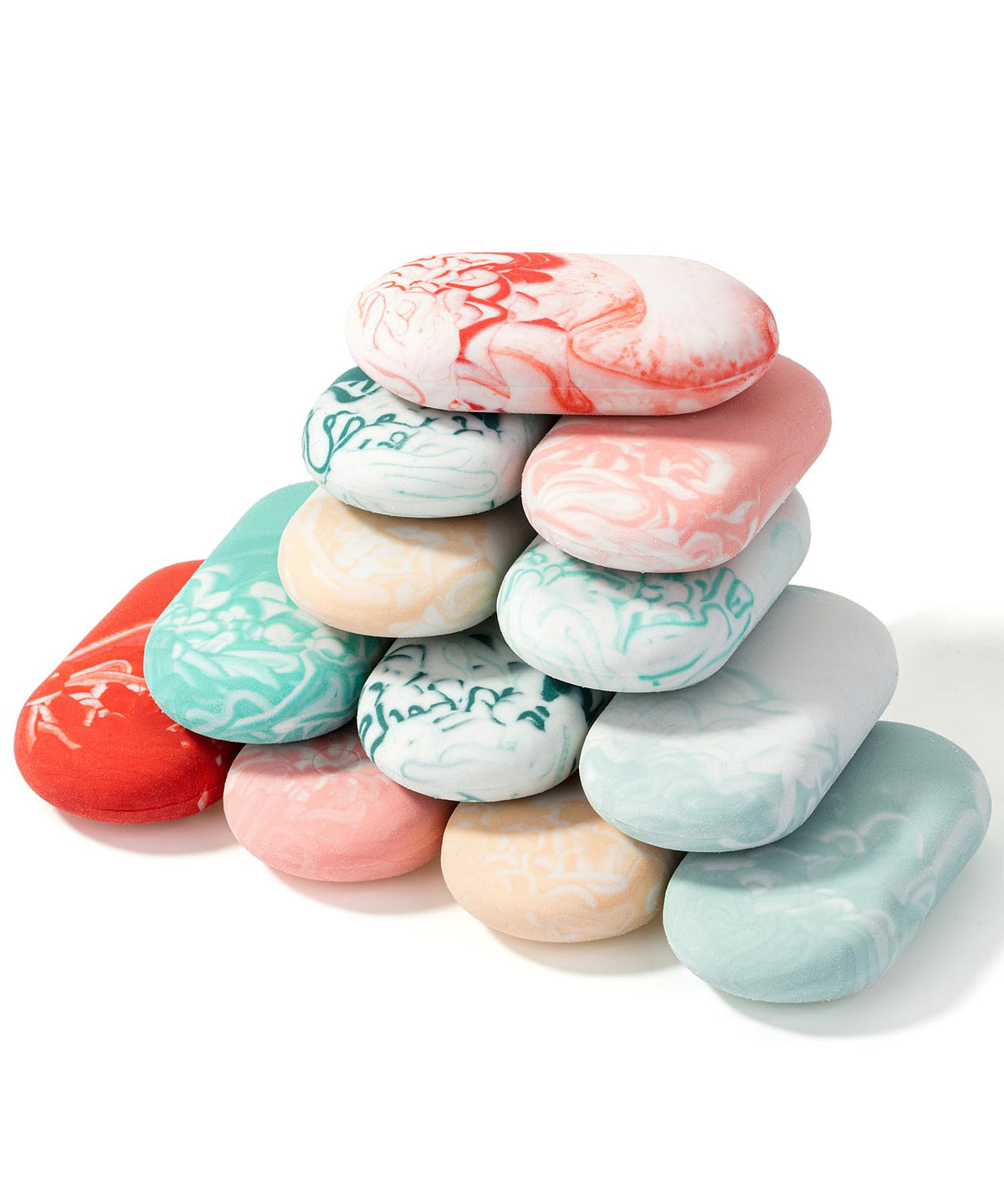 Mr. Pen- Marble Pencil Erasers, 12 Pack, 1" x 2"