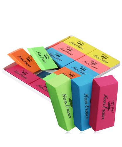 Mr. Pen- White Pencil Erasers Bulk, 72 Pack