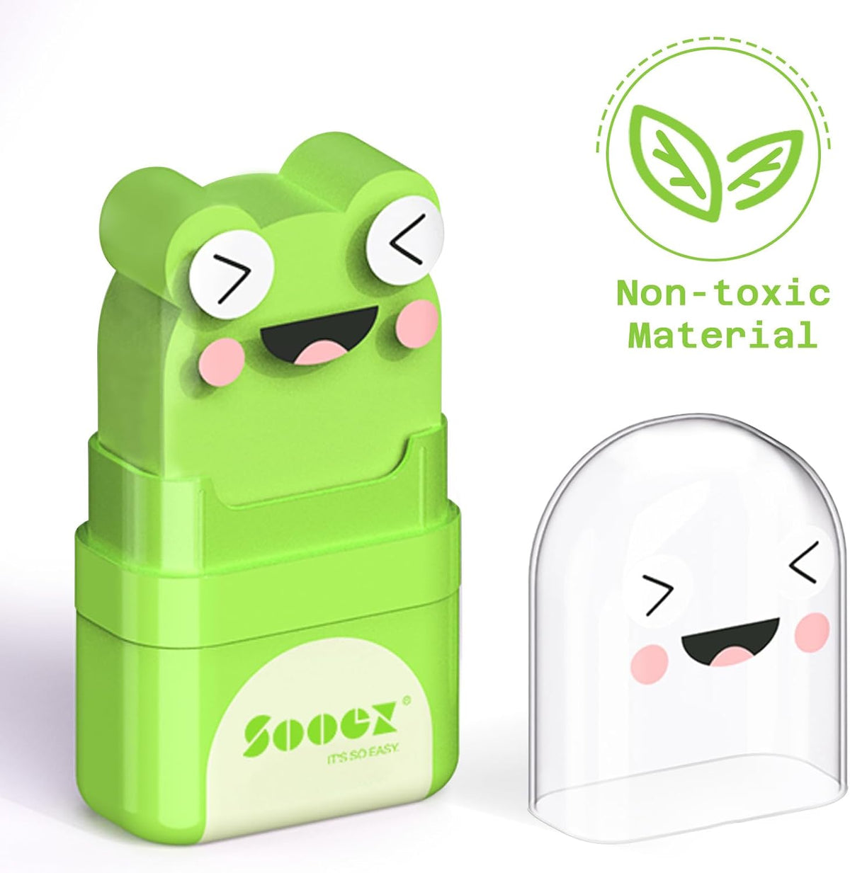 Sooez 12 Pack Pencil Erasers, Cute Animal Eraser with Clean Up Roller