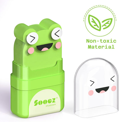 Sooez 12 Pack Pencil Erasers, Cute Animal Eraser with Clean Up Roller
