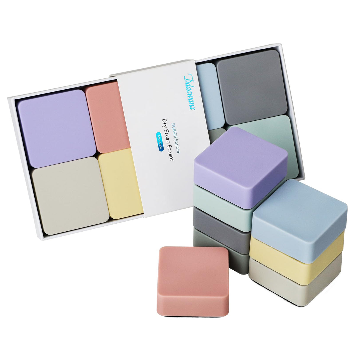 Ddaowanx 8 Pcs Magnetic Whiteboard Dry Erase Erasers,Classroom Must Haves