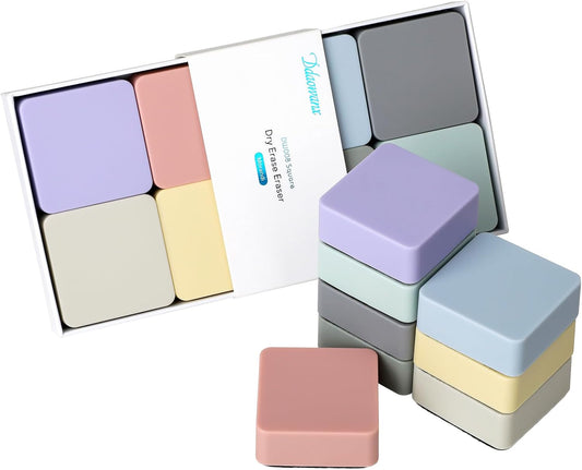 Ddaowanx 8 Pcs Magnetic Whiteboard Dry Erase Erasers,Classroom Must Haves