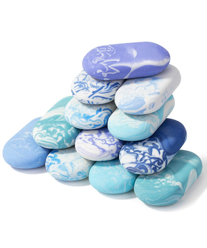 Mr. Pen- Marble Pencil Erasers, 12 Pack, 1" x 2"