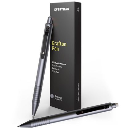 EDC Grafton Taipan 0.7mm Metal Gel Ink Pen and Mechanical Pencil Set