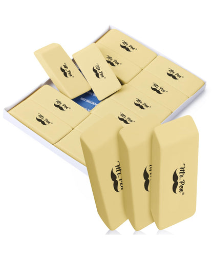 Mr. Pen- White Pencil Erasers Bulk, 72 Pack