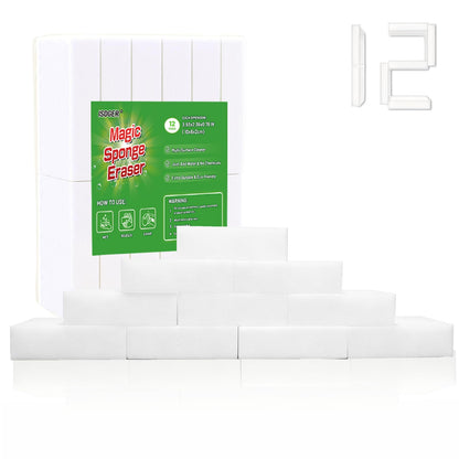 Magic Sponge Eraser, 12 Pack Melamine Sponge, GRS Certified