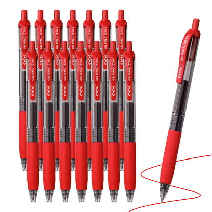 EYEYE G-103 Gel Pen 0.7mm, 5 Black 5 Blue, Medium Point Pens