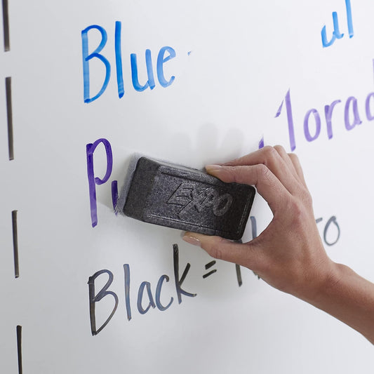 EXPO Dry Erase Soft Pile Block Whiteboard Eraser, 5-1/8 in. x 1-1/2 in. - Whiteboard, Calendar, Organization, Essential Supplies for Office, School, Classroom, Teachers 1 Count(Pack of 2)