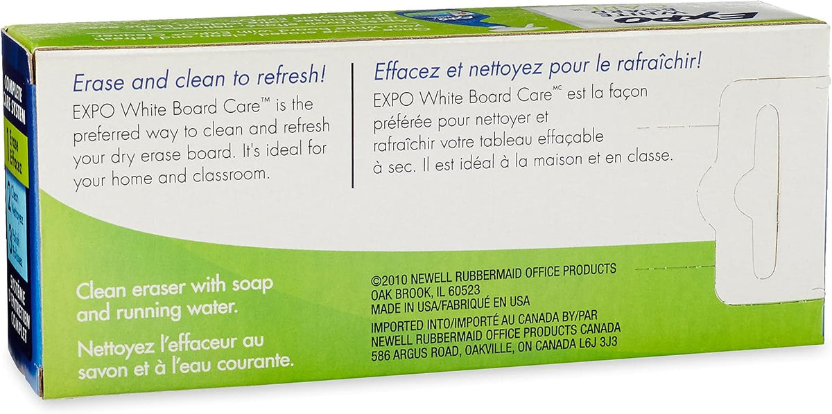 EXPO Dry Erase Soft Pile Block Whiteboard Eraser, 5-1/8 in. x 1-1/2 in. - Whiteboard, Calendar, Organization, Essential Supplies for Office, School, Classroom, Teachers 1 Count(Pack of 2)