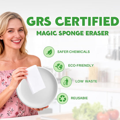Magic Sponge Eraser, 12 Pack Melamine Sponge, GRS Certified
