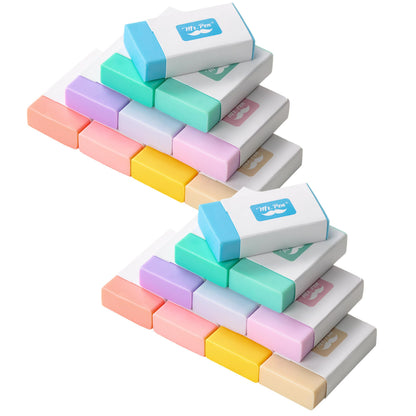 Mr. Pen- White Pencil Eraser, 8 Pack | Large Latex Free Block Erasers for School, Office, Art Sketching, Homework, Exams, Clean Smudge-Free Correction