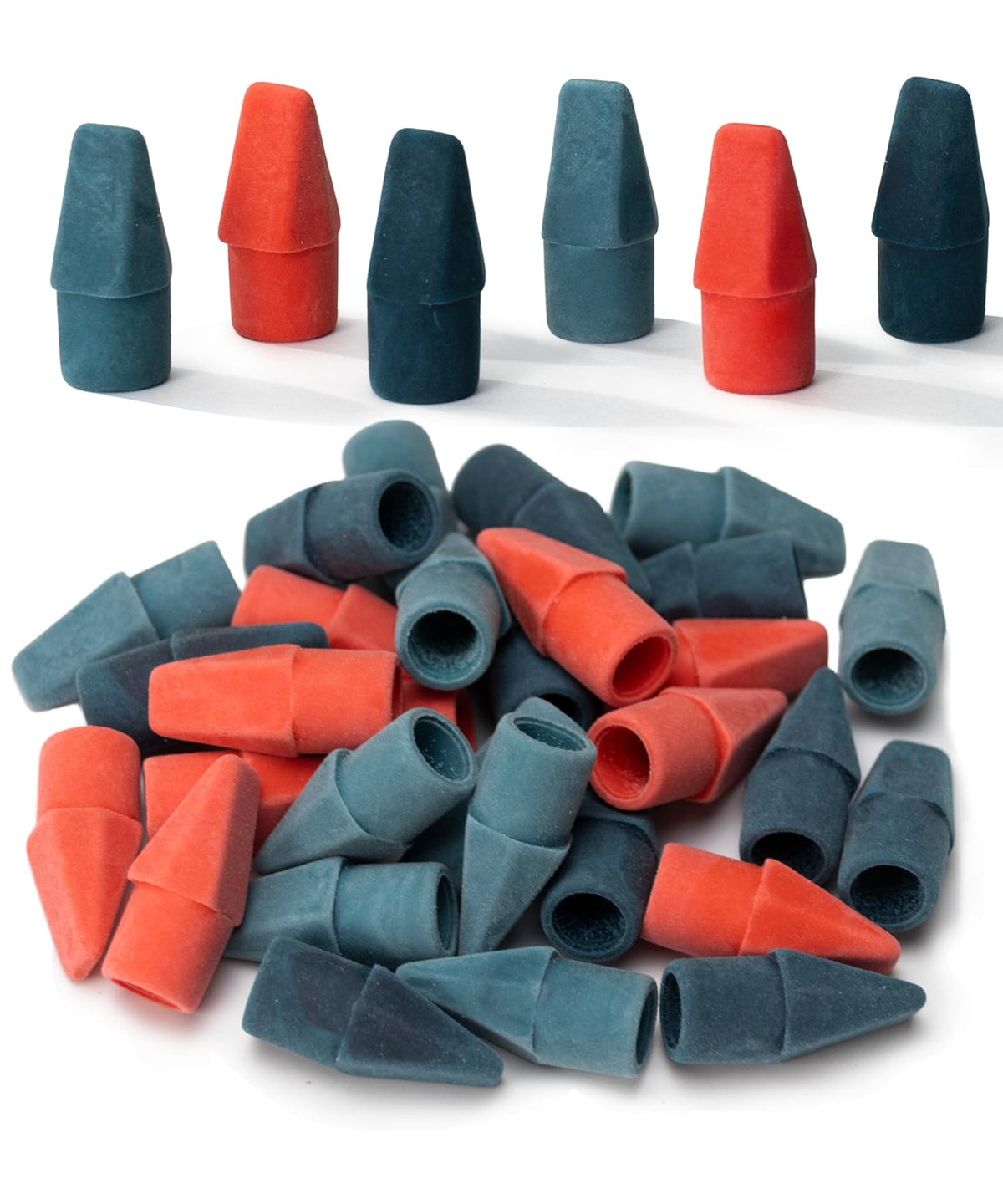 Mr. Pen- Pencil Erasers Toppers, 30 Pack, Colorful