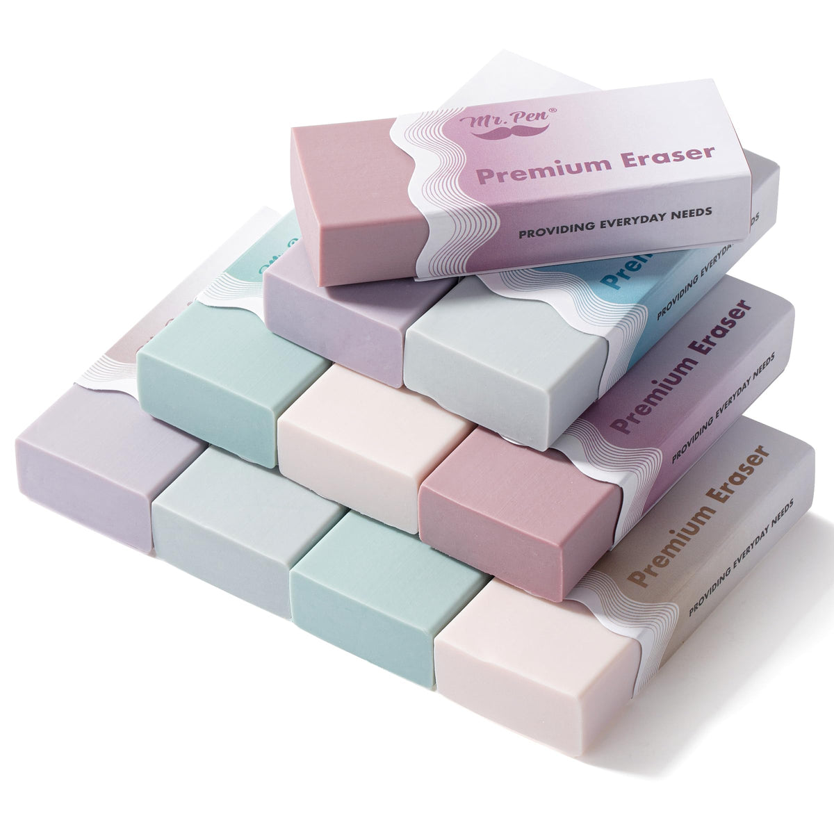 Mr. Pen- Pencil Eraser, 10 Pack