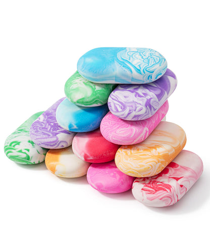 Mr. Pen- Marble Pencil Erasers, 12 Pack, 1" x 2"