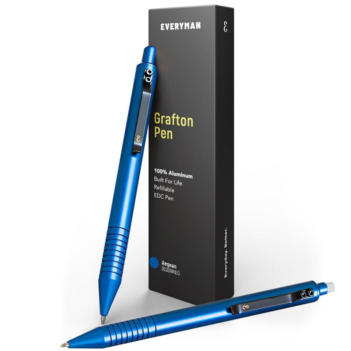 EDC Grafton OD Green 0.7mm Metal Gel Ink Pen and Mechanical Pencil Set