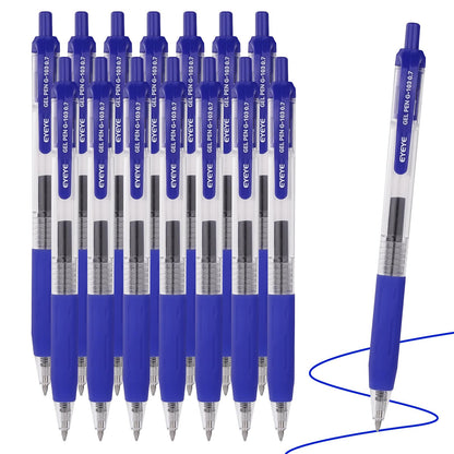 EYEYE G-103 Gel Pen 0.7mm, 5 Black 5 Blue, Medium Point Pens