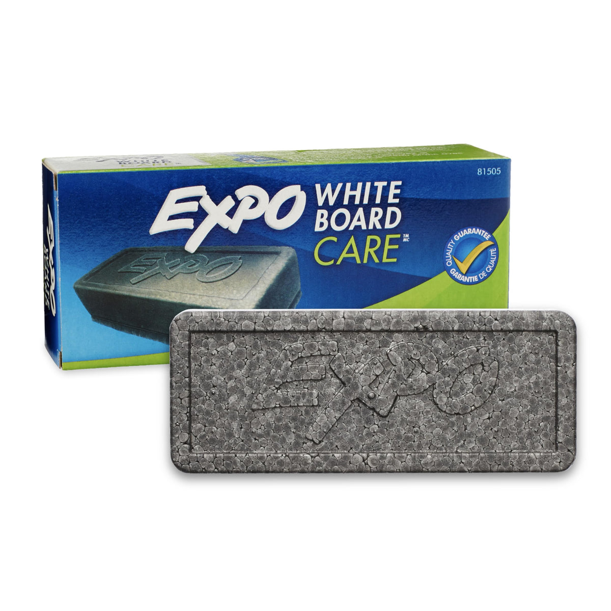 EXPO Dry Erase Soft Pile Block Whiteboard Eraser, 5-1/8 in. x 1-1/2 in. - Whiteboard, Calendar, Organization, Essential Supplies for Office, School, Classroom, Teachers 1 Count(Pack of 2)