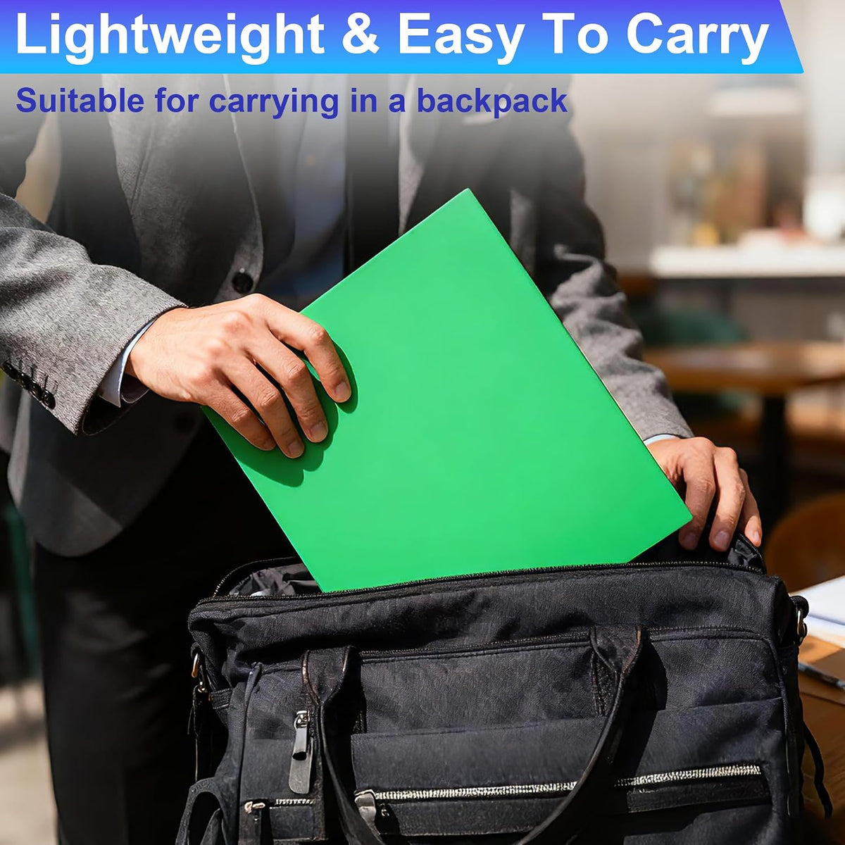 Plastic Folders with Pockets (8 Pack,Assorted Colors)