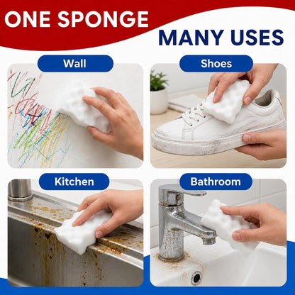 3X Density Magic Sponge Eraser, 20 Pack Cleaning Sponge for Kitchen & Bath
