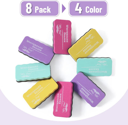 Mr. Pen- Magnetic Dry Erase Erasers, 4"x2.25", 8 Pack