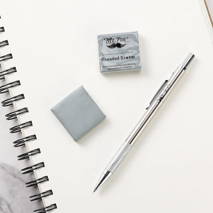 Mr. Pen- Kneaded Erasers, 1.44" x 1.36", 6 Pack, Gray