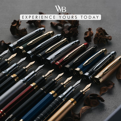Wordsworth & Black Majesti Luxury Fountain Pen Set for Writing, Medium Nib