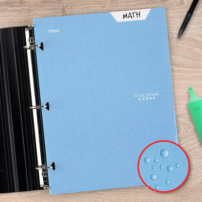 Five Star 4-Pocket Folder, 6 Pack, Paper Folder, Fits 3-Ring Binders, Holds 8-1/2" x 11" Paper, Assorted Colors (38058)