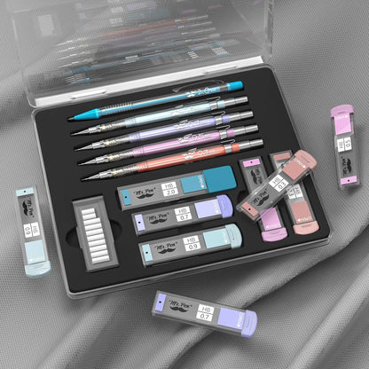 Mr. Pen- Pastel Mechanical Pencil Set, 5 Mechanical Pencils (0.3, 0.5, 0.7